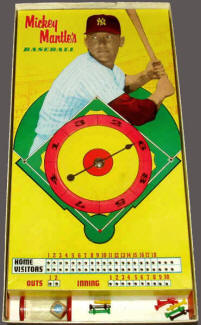 Mickey Mantle's Big league Baseball  spinner board