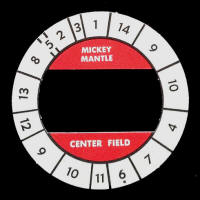 1959-1967 Mickey Mantle Cadaco player card