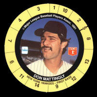 1991 Don Mattingly Cadaco All Star Game Card