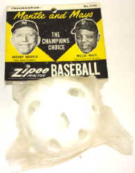 Mantle Mays Zipee Baseball