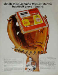 Armour Franks $5. Mickey Mantle Glove offer