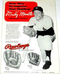Mickey Mantle Autograph Model MM4