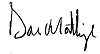 Don Mattingly Autograph Sample