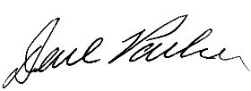 Dave Parker Autograph sample