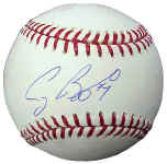 Craig Biggio single signed baseball