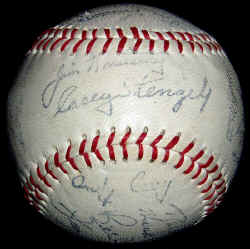 1955 New York Yankees Souvenir Baseball