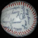 1977 New York Yankees Facsimile Autograph Thurman Munson