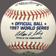 1997 Bud H. Selig Official World Series Baseball