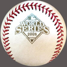 2008 Bud H. Selig Official World Series Baseball