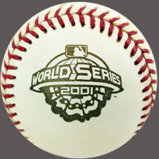 2001 Bud H. Selig Official World Series Baseball