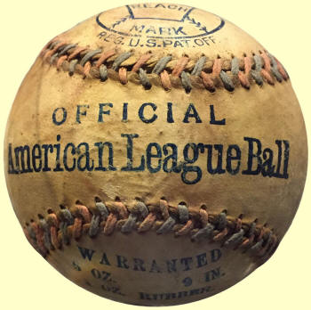 1908 Reach Official American League Baseball