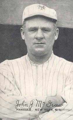 1923- 1924 Exhibit Baseball Card John McGraw
