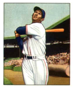 1950 Bowman Card 98 Ted Williams