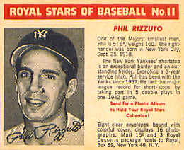 1950 Royal Desserts Phil Rizzuto