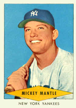 1954 Red Heart Mickey Mantle