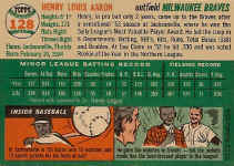 Back Of 1954 Topps Card