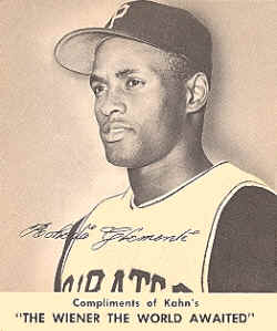 1959 Kahn's Wieners Roberto Clemente