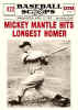 1961 Nu-Card Scoops Mickey Mantle Hits Longest Homer