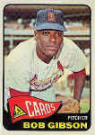 1965 Topps Bob Gibson Rookie Card 320