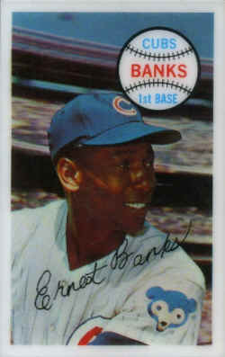 1970 Kelloggs Card 40 Ernie Banks