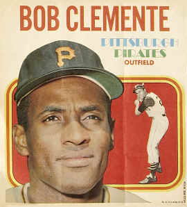 1970 Topps Posters insert Roberto Clemente