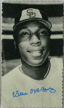 1974 Topps Deckle Edge Willie McCovey