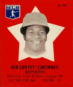 1978 Pepsi-Cola SuperSTAR Ken Griffey