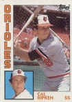 1984 Topps Card 490 Cal Ripken Jr
