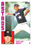 1984 Topps Card 17 Nolan Ryan