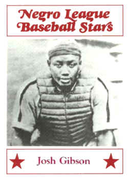 1986 Fritsch Negro League Stars Josh Gibson