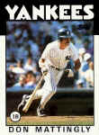 1986 Topps Card 180 Don Mattingly