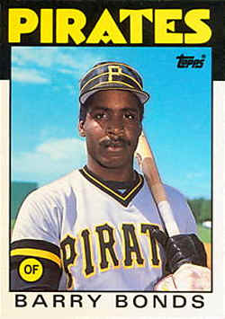 1986 Topps Traded Card 11T Barry Bonds