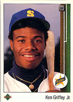 1989 Upper Deck Card 1 Ken Griffey Jr