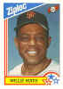 1992 Ziploc Baseball CardWillie Mays