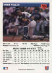 Back of 1993 Donruss Card209 Mike Piazza 