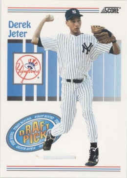 1993 ScoreCard number 489 - Derek Jeter RC
