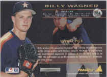 Back of 1994 PinnacleCard number 264 Billy Wagner RC