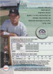 Back of 1999 Stadium Club Matt Holliday Rookie card 341