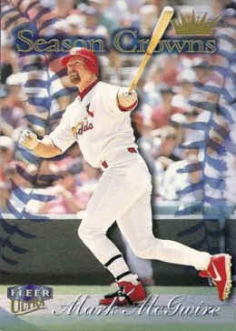 1999 Ultra baseball Card221 Mark McGwire SC