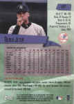 Back of 2000 Stadium Club Derek Jeter card 197