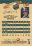 Back of 2001 Post baseball Card 1 Alex Rodriguez