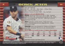 Back of 2002 Bowman Card 2 Derek Jeter