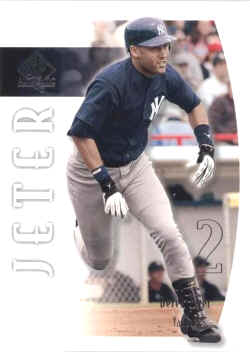 2002 SP Authentic Card 39 Derek Jeter