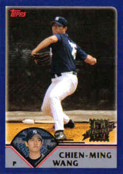 2003 Topps Traded Card T245 Chien-Ming Wang