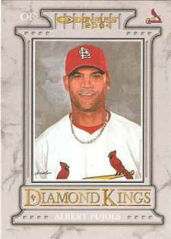 2004 Donruss Card3 Albert Pujols Diamond Kings