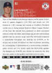 Back of 2006 Upper Deck Card963 Jon Lester Rookie