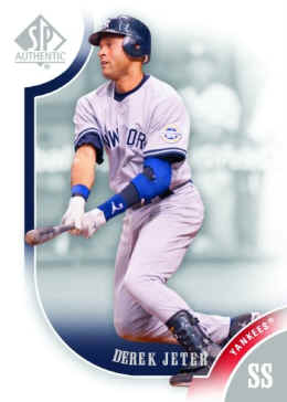 2009 SP Authentic card 2 Derek Jeter