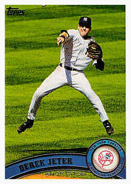 2011 Topps card 330 Derek Jeter