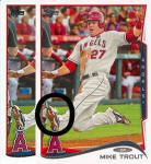 2014 Topps Card 1 Mike Trout Sparkle Variation