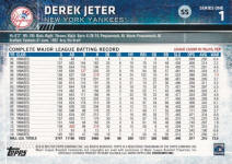 2015 Topps Derek Jeter Card 1